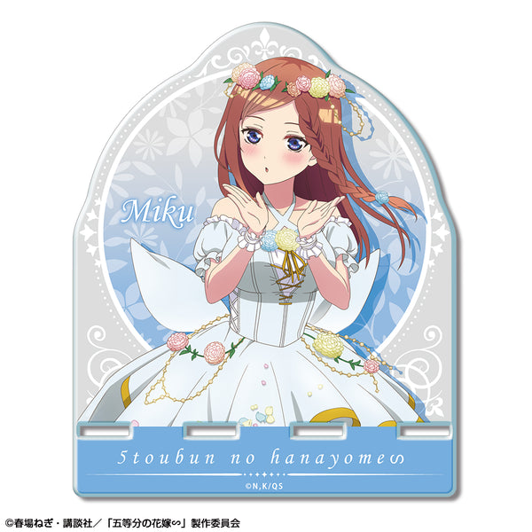 『五等分の花嫁∽』アクリルスマホスタンド デザイン03(中野三玖/花の妖精ver.)【描き下ろし】