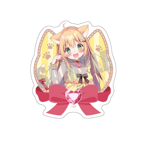 『かわいいネコには気ニャニャにさせよ~猫ASMRはじめました~』ダイカットステッカー スコ