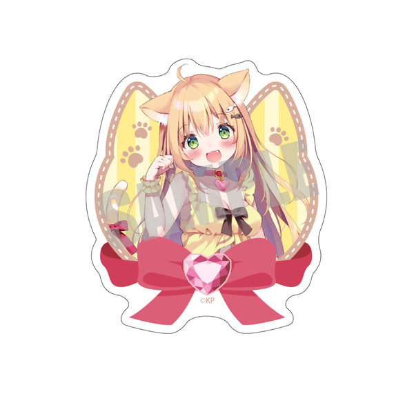 『かわいいネコには気ニャニャにさせよ~猫ASMRはじめました~』ダイカットステッカー スコ