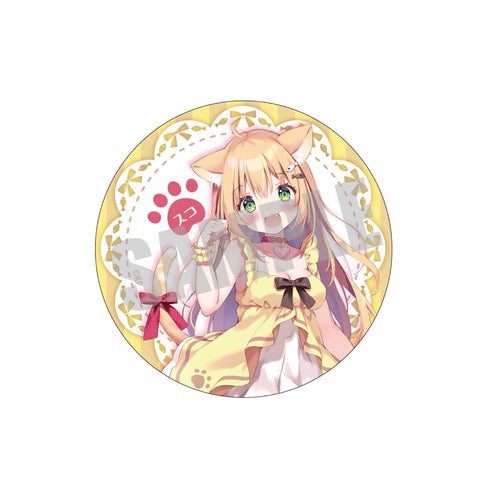 『かわいいネコには気ニャニャにさせよ~猫ASMRはじめました~』缶バッジ スコ