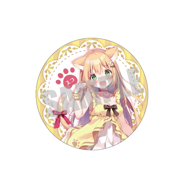 『かわいいネコには気ニャニャにさせよ~猫ASMRはじめました~』缶バッジ スコ