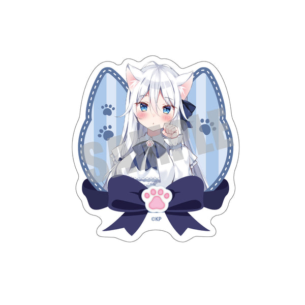 『かわいいネコには気ニャニャにさせよ~猫ASMRはじめました~』ダイカットステッカー アン