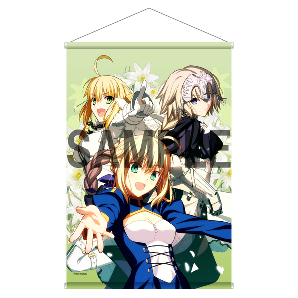 『TYPE-MOONエース』表紙イラスト B2タペストリー〈ネロ&ジャンヌ&アルトリア〉