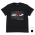 『エヴァンゲリオン』ネルフサイバーロゴ Tシャツ /BLACK【202403再販】