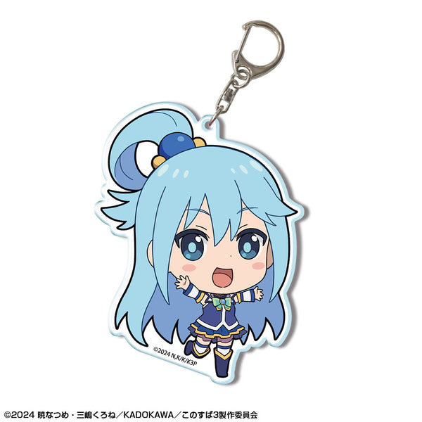 『この素晴らしい世界に祝福を!3』ビッグアクリルキーホルダー デザイン02(アクア)【202405再販】