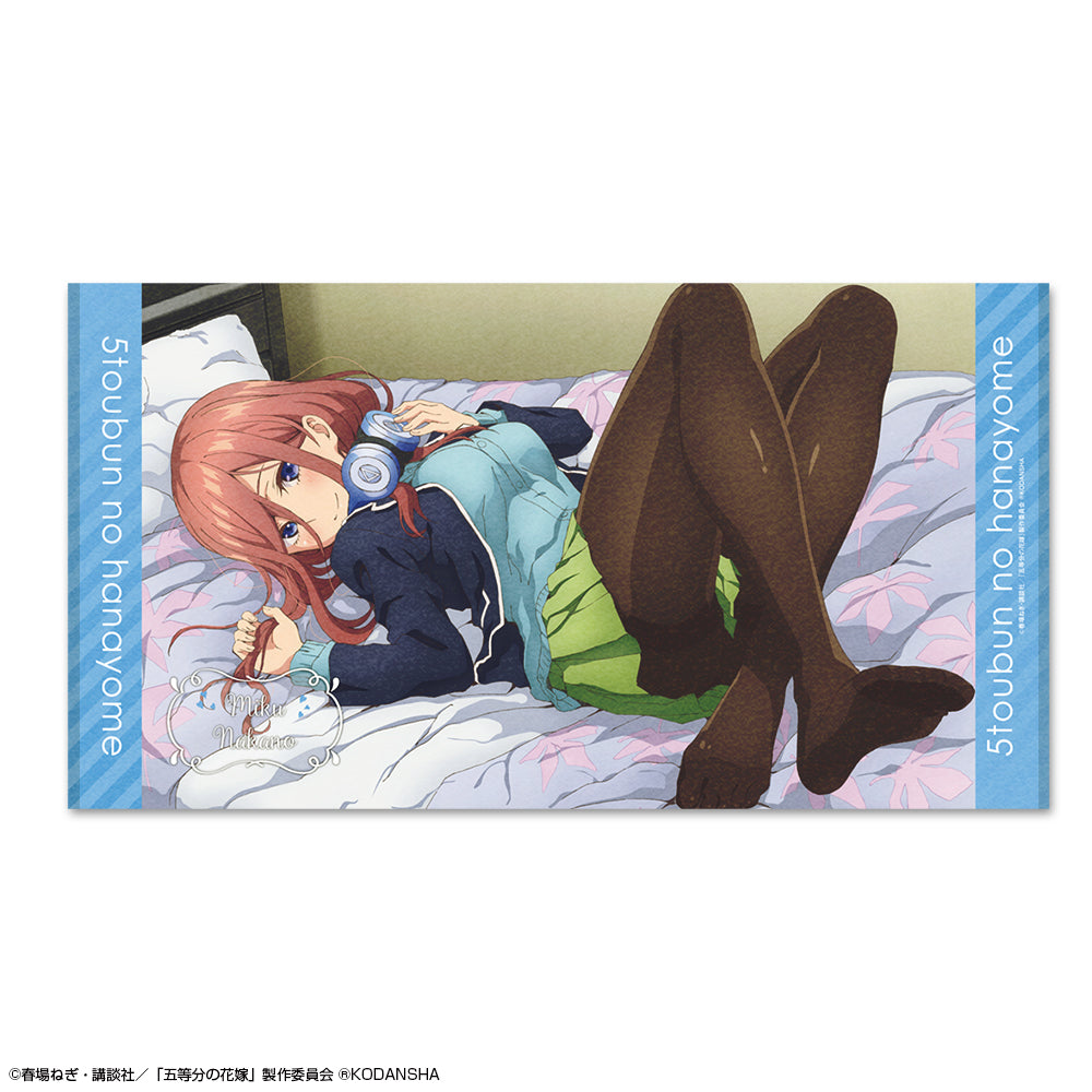 ア*ナ様 五等分　中野三玖　バスタオル　493 五等分の花嫁』ビッグバスタオル デザイン04(中野三玖)【202405