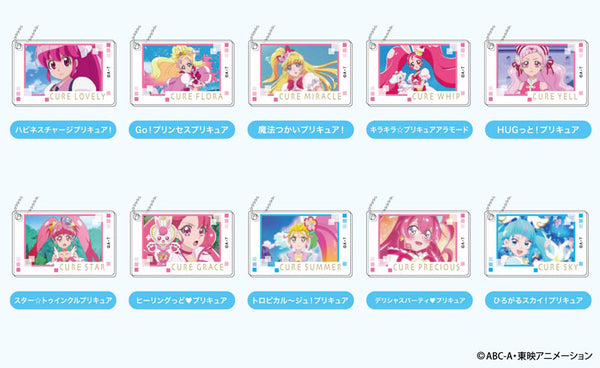 《光之美少女全明星》装饰亚克力钥匙扣 B 盒装