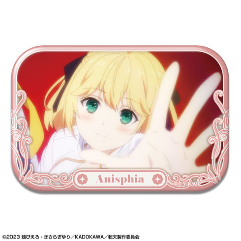『転生王女と天才令嬢の魔法革命』長方形缶バッジ デザイン02(アニスフィア・ウィン・パレッティア/B)