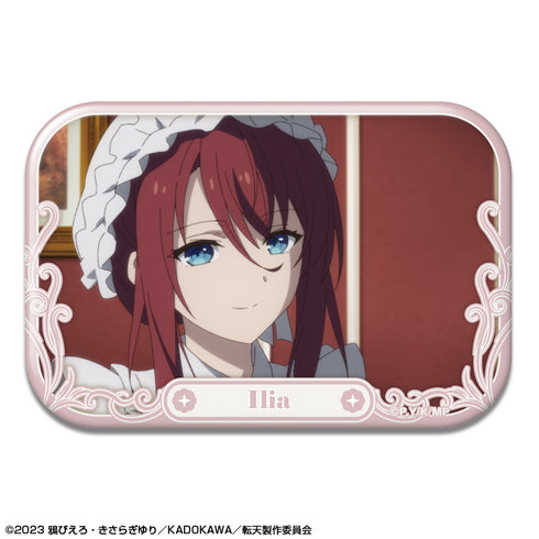 『転生王女と天才令嬢の魔法革命』長方形缶バッジ デザイン12(イリア・コーラル/B)