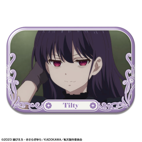 『転生王女と天才令嬢の魔法革命』長方形缶バッジ デザイン15(ティルティ・クラーレット/A)
