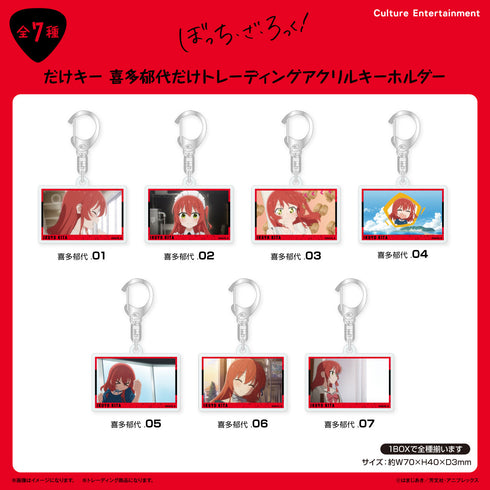 『ぼっち・ざ・ろっく!』だけキー 喜多郁代だけトレーディングアクリルキーホルダー 【全7種】(BOX)