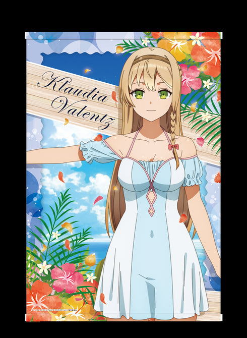 『ライザのアトリエ ~常闇の女王と秘密の隠れ家~』B2タペストリー【クラウディア・バレンツ水着ver】
