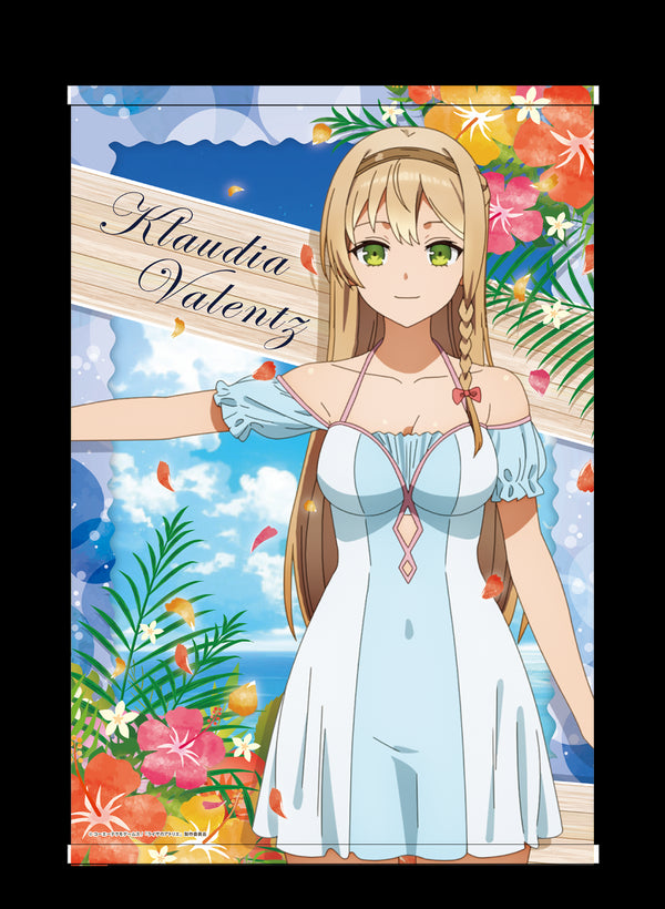 『ライザのアトリエ ~常闇の女王と秘密の隠れ家~』B2タペストリー【クラウディア・バレンツ水着ver】