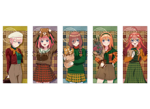 『五等分の花嫁∽』フェイスタオル ~British Style~ 中野三玖