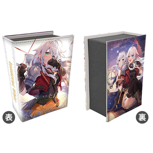 『E☆2(えつ) frontier』ブック型合皮製デッキケースW 三嶋くろね「Innocent White」