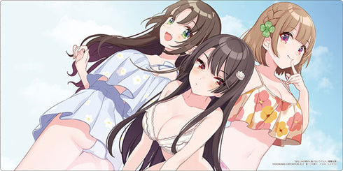 『電撃文庫』ラバーマットコレクション V2 Vol.1231 電撃文庫 幼なじみが絶対に負けないラブコメ『志田黒羽/可知白草/桃坂真理愛』