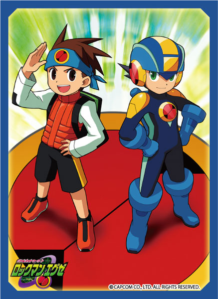 『ロックマン エグゼ』ブロッコリーキャラクタースリーブ「熱斗&ロックマン」リバイバル パック