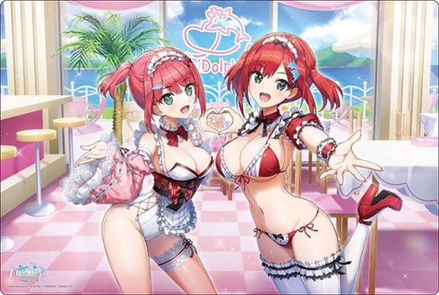 『ドルフィンウェーブ』ブシロード ラバーマットコレクション V2 Vol.1832『入華&小針』メイド姉妹のお給仕タイム!ver.