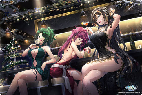 『ドルフィンウェーブ』ラバーマットコレクション V2 Vol.1834『杏里&夕離&アマデア』オトナなクリスマスナイトver.