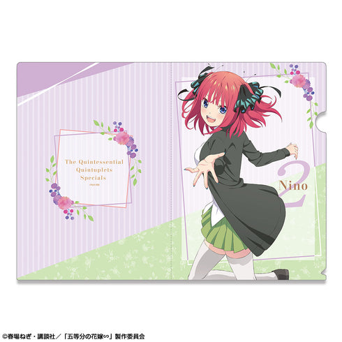 『五等分の花嫁∽』クリアファイル デザイン02(中野二乃/A)