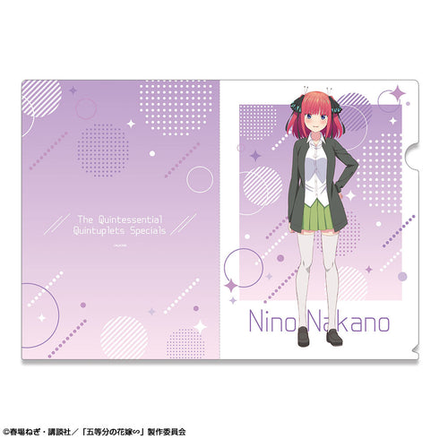 『五等分の花嫁∽』クリアファイル デザイン07(中野二乃/B)【202405再販】