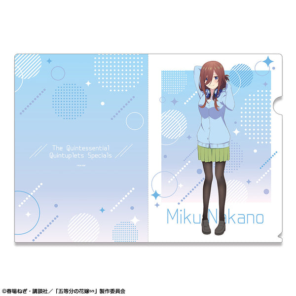 『五等分の花嫁∽』クリアファイル デザイン08(中野三玖/B)