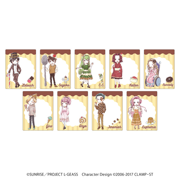 『コードギアス 反逆のルルーシュ』アクリルカード 01/スイーツver. BOX (全9種)(グラフアートイラスト)