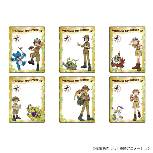 『デジモンアドベンチャー02』アクリルカード 01/探検ver. BOX (全6種)(描き下ろしイラスト)