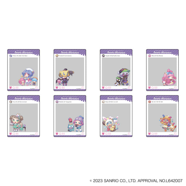 『まいまいまいごえん』アクリルカード 03/サンリオキャラクターズコラボ BOX(全8種)(ミニキャライラスト)