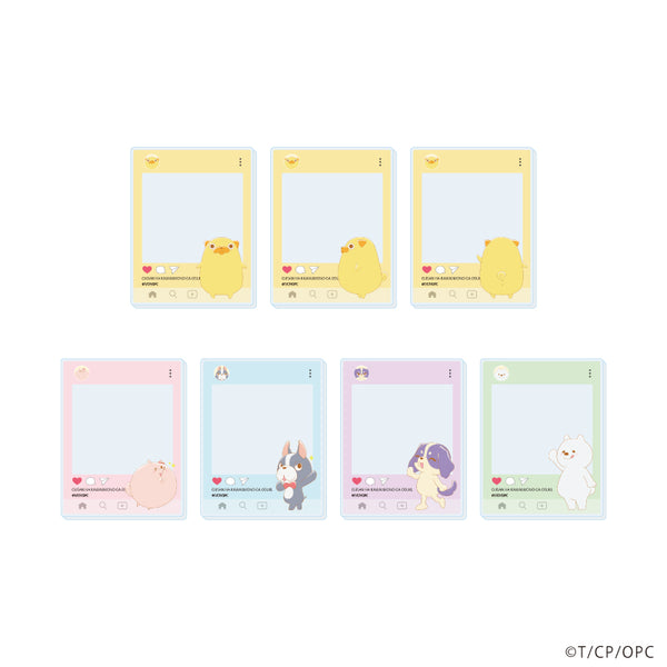 『おじさんはカワイイものがお好き。』アクリルカード01/コンプリートセット(全7種)(公式イラスト)