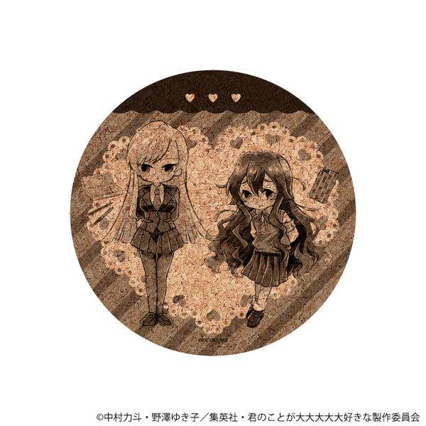 『君のことが大大大大大好きな100人の彼女』コルクコースター09/好本 静&栄逢 凪乃(グラフアートイラスト)