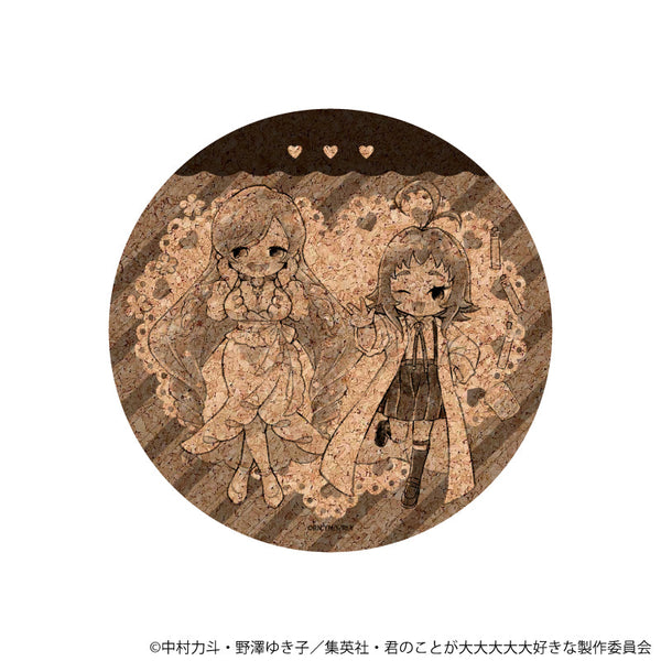 『君のことが大大大大大好きな100人の彼女』コルクコースター10/薬膳 楠莉&花園 羽々里(グラフアートイラスト)