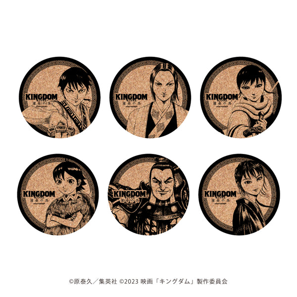 『キングダム 運命の炎』コルクコースター 01/BOX (全6種)(公式イラスト)