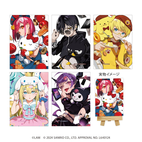 『LAM×サンリオキャラクターズ』キャンバスボードミニ01/ブラインド(全5種)(等身イラスト)