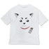 『銀魂』 定春フェイス ビッグシルエットTシャツ WHITE【202405再販】