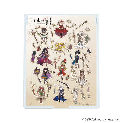 『takt op.運命は真紅き旋律の街を』デカキャラミラー 01/集合デザイン(グラフアートイラスト)