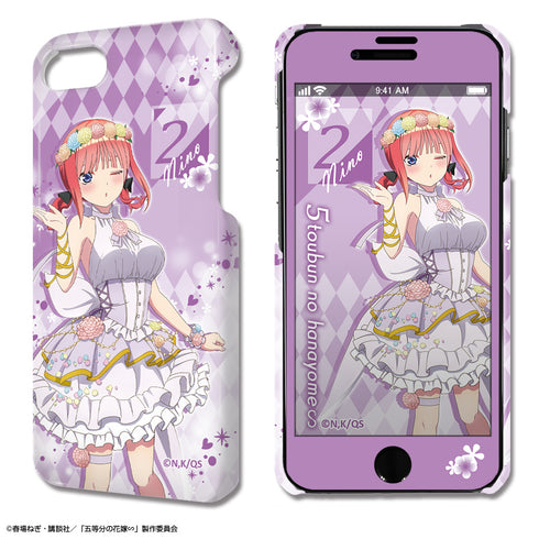 『五等分の花嫁∽』デザジャケット iPhone SE(第2世代)/8/7/6/6sケース&保護シート デザイン02(中野二乃/花の妖精ver.)【描き下ろし】