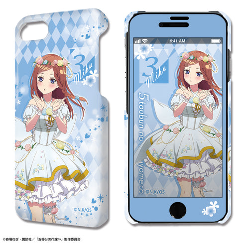 『五等分の花嫁∽』デザジャケット iPhone SE(第2世代)/8/7/6/6sケース&保護シート デザイン03(中野三玖/花の妖精ver.)【描き下ろし】