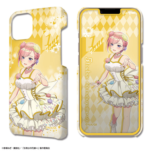 『五等分の花嫁∽』デザジャケット iPhone 14ケース&保護シート デザイン01(中野一花/花の妖精ver.)【描き下ろし】