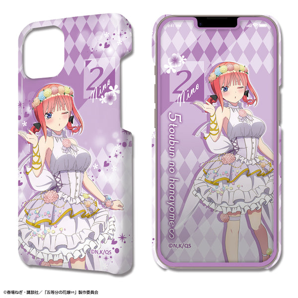 『五等分の花嫁∽』デザジャケット iPhone 14ケース&保護シート デザイン02(中野二乃/花の妖精ver.)【描き下ろし】