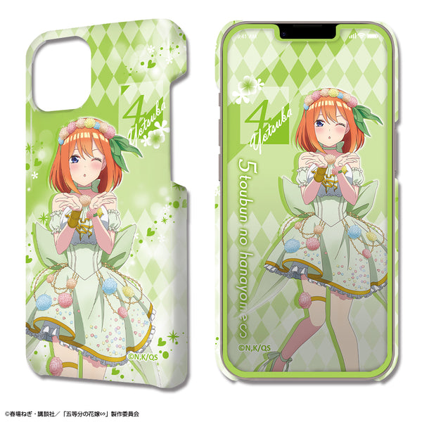 『五等分の花嫁∽』デザジャケット iPhone 14ケース&保護シート デザイン04(中野四葉/花の妖精ver.)【描き下ろし】