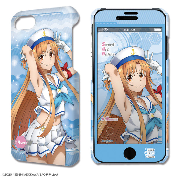 『劇場版 ソードアート・オンライン -プログレッシブ- 星なき夜のアリア』デザジャケット iPhone SE(第2世代)/8/7/6/6sケース&保護シート デザイン05(アスナ/B)【202406再販】