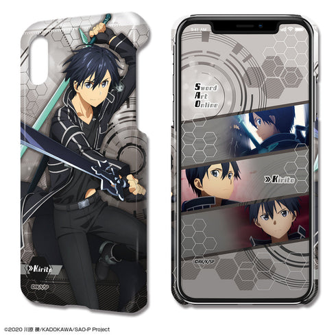 『劇場版 ソードアート・オンライン -プログレッシブ- 星なき夜のアリア』デザジャケット iPhone X/XSケース&保護シート デザイン01(キリト)【202403再販】