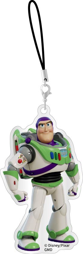 "Disney" Disney·Pixar Character / Mobile Acrylic Strap, Large Size (Buzz Lightyear)
