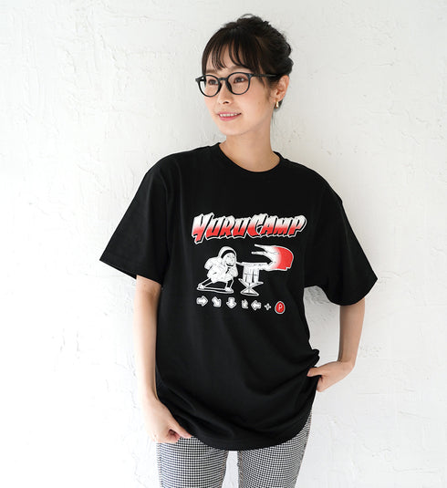 『ゆるキャン△』なでしこファイヤーTシャツ