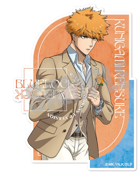 『ブルーロック』ダイカットステッカー 國神錬介 Dress up ver.
