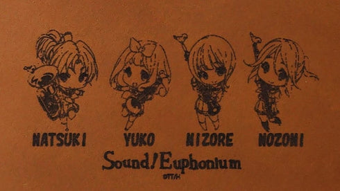『響け!ユーフォニアム』レザーマット 中川夏紀/吉川優子/鎧塚みぞれ/傘木希美