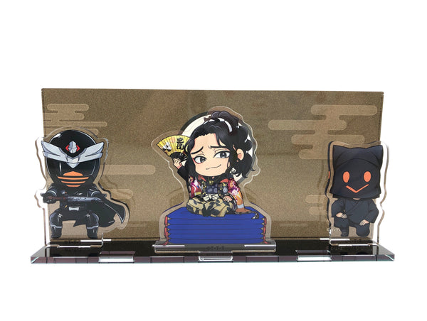 『王様戦隊キングオージャー』5王国アクリルジオラマ/カグラギ、クロダ、ハチオージャー