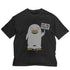 『銀魂』 エリザベス「俺の後ろに立つな」 ビッグシルエットTシャツ BLACK【202403再販】