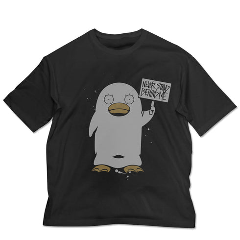 『銀魂』 エリザベス「俺の後ろに立つな」 ビッグシルエットTシャツ BLACK【202403再販】【202405再販】